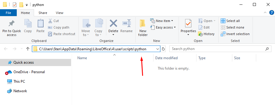 YLC Utilities > File > Open python scripts folder