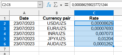 Number & Date > Use a significant number of decimals...