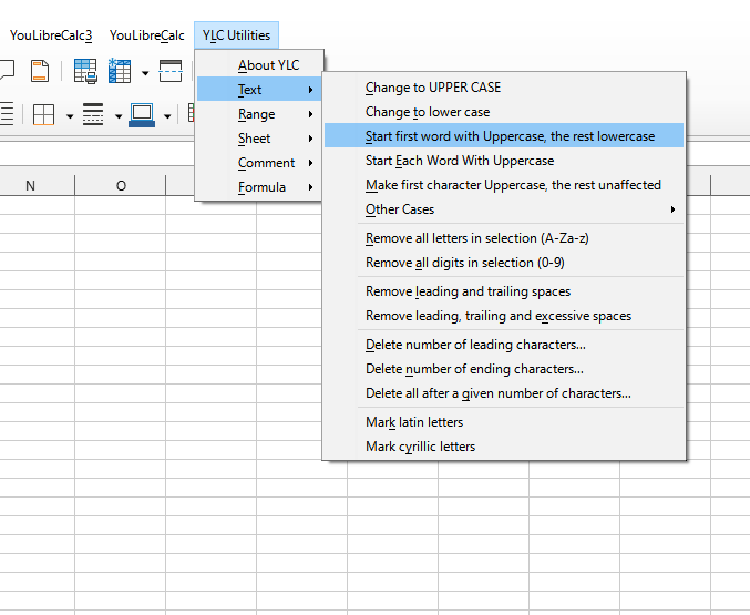 Text › Start the first word with an upper case, and make the rest lowercase