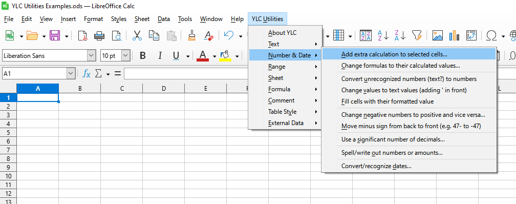 Number and Date › Apply additional calculations to selected cells